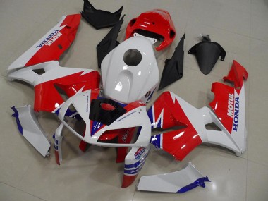 2005-2006 Red White Honda CBR600RR Plastics Fairings