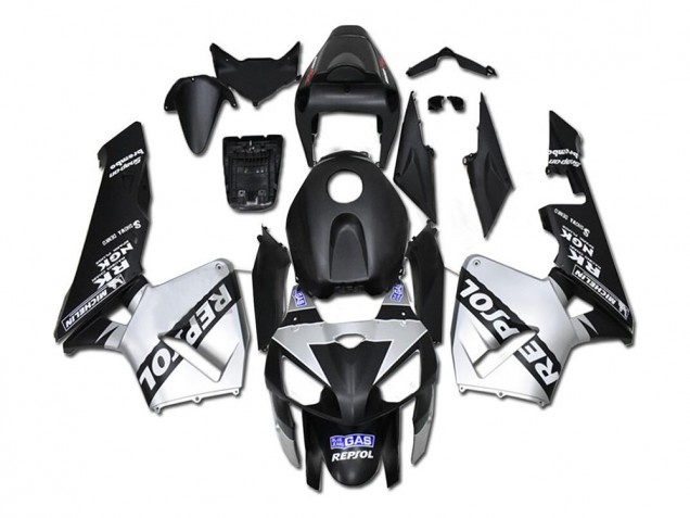 2005-2006 Silver Black Honda CBR600RR Fairings