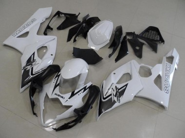 2005-2006 White and Black Suzuki GSXR 1000 Fairings