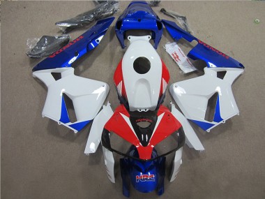 2005-2006 White Blue Red Hrc Honda CBR600RR Fairings