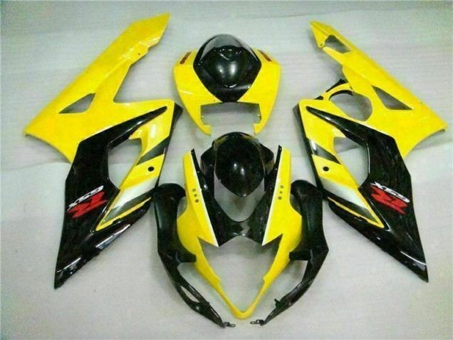 2005-2006 Yellow Black Suzuki GSXR 1000 Fairings