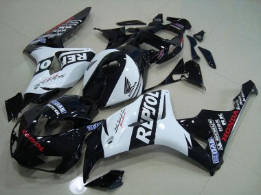 2006-2007 Black White Repsol Honda CBR1000RR Fairings