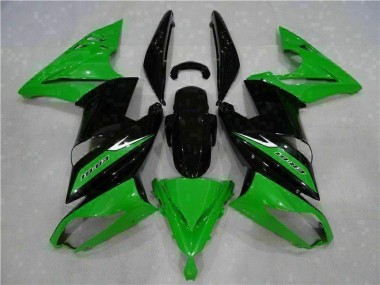 2006-2008 Green Black Kawasaki Ninja EX650 Fairings & Bodywork