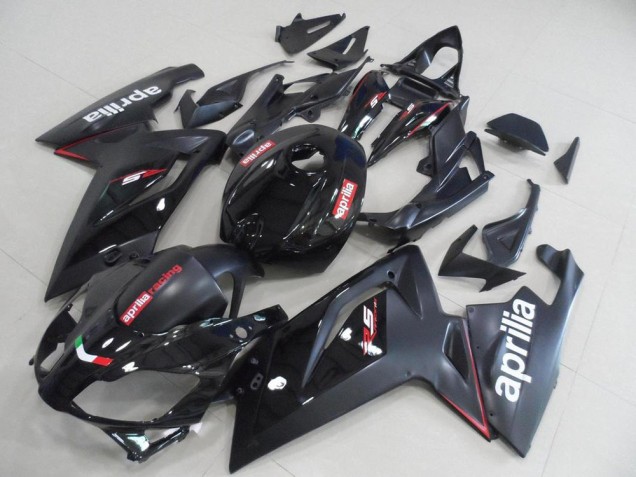 2006-2011 Black and Matte Black Aprilia RS125 Fairings