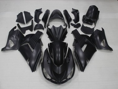 2006-2011 Matte Black Kawasaki Ninja ZX14R Fairings & Bodywork