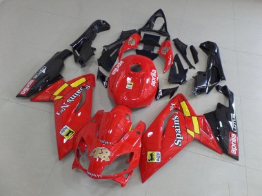 2006-2011 Red and Black Aprilia RS125 Fairings