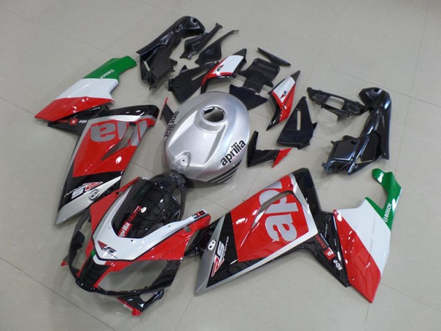 2006-2011 Red White Black Aprilia RS125 Fairings