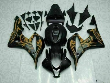 2007-2008 Black Honda CBR600RR Full Fairing Kit