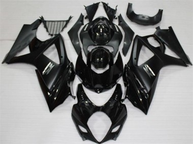 2007-2008 Black Suzuki GSXR 1000 Fairings