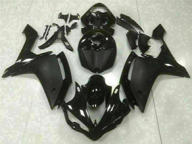 2007-2008 Black Yamaha YZF R1 Fairings & Plastics