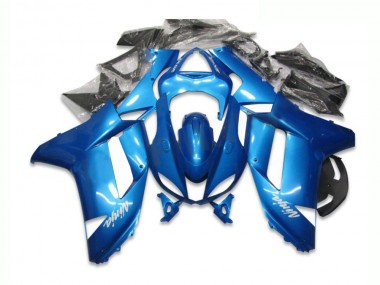 2007-2008 Blue Kawasaki Ninja ZX6R Fairings & Bodywork