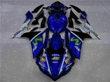 2007-2008 Blue Yamaha YZF R1 Full Fairing Kit