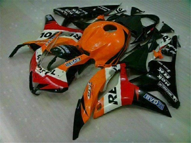 2007-2008 Orange Black Honda CBR600RR Fairings