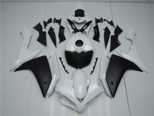 2007-2008 White Black Yamaha YZF R1 Fairings