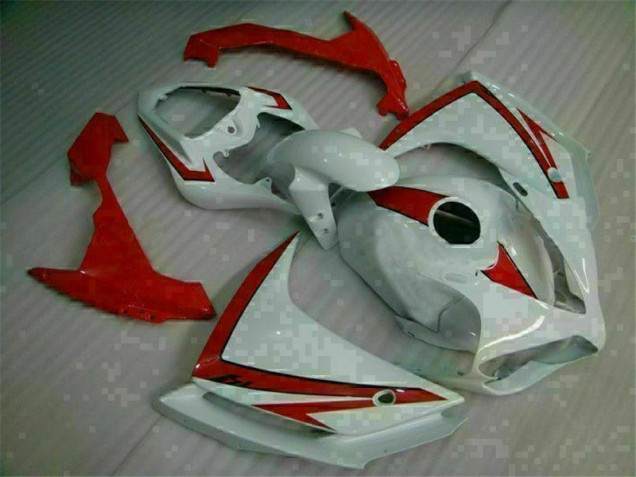 2007-2008 White Yamaha YZF R1 Full Fairing Kit