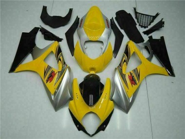 2007-2008 Yellow Suzuki GSXR 1000 Fairings & Bodywork