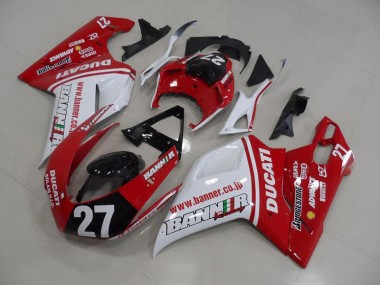 2007-2012 Banner 27 Ducati 848 1098 1198 Fairings