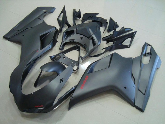 2007-2012 Matte Black Ducati 848 1098 1198 Fairings