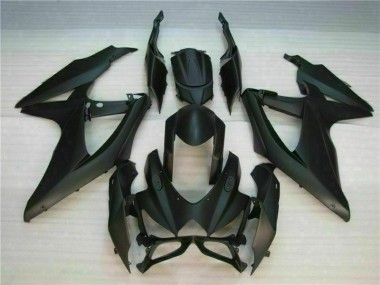 2008-2010 Black Suzuki GSXR 600/750 Full Fairing Kit