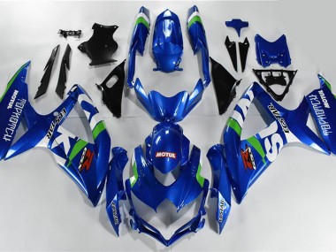 2008-2010 Blue White Green Suzuki GSXR 600/750 Fairings