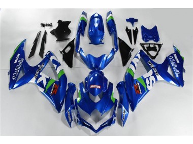 2008-2010 Blue White Green Suzuki GSXR 600/750 Fairings