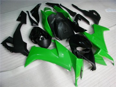 2008-2010 Green Black Kawasaki Ninja ZX10R Fairings