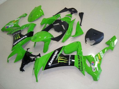 2008-2010 Green Monster Kawasaki Ninja ZX10R Fairings