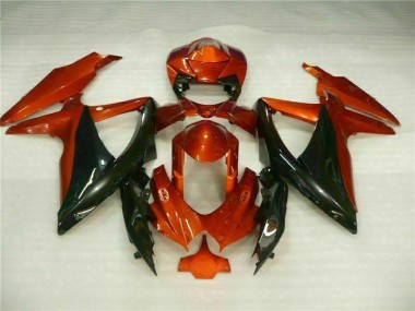 2008-2010 Red Black Suzuki GSXR 600/750 Fairings