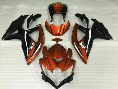 2008-2010 Red Black Suzuki GSXR 600/750 Plastics Fairing Kits