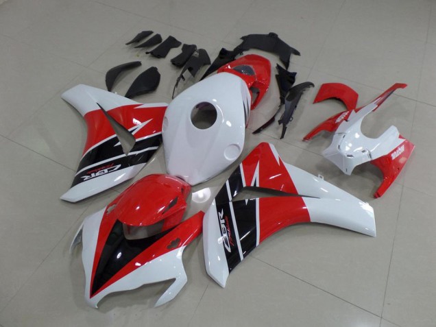 2008-2011 Black White and Red Honda CBR1000RR Fairings