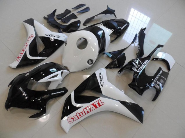 2008-2011 Black White Satuhati Honda CBR1000RR Fairings