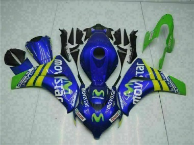 2008-2011 Green Blue Honda CBR1000RR Fairings