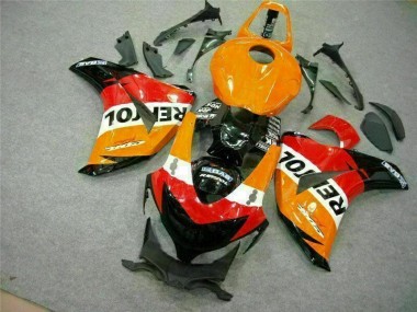 2008-2011 Orange Honda CBR1000RR Fairing Kit & Plastics