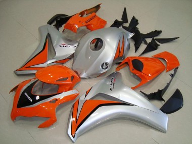 2008-2011 Orange Silver Honda CBR1000RR Fairings