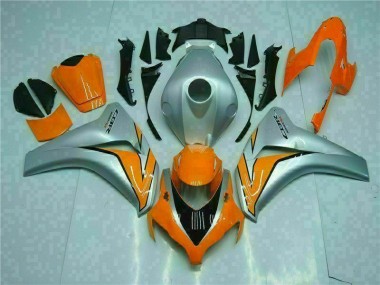 2008-2011 Orange Silver Honda CBR1000RR Full Fairing Kit