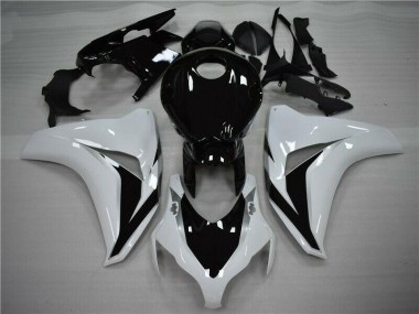 2008-2011 White Black Honda CBR1000RR Full Fairing Kit