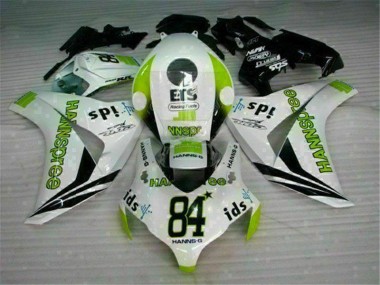 2008-2011 White Honda CBR1000RR Full Plastic Fairings