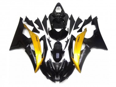 2008-2016 Black Gold Yamaha YZF R6 Fairings