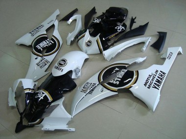 2008-2016 Black Lucky Strike Yamaha YZF R6 Fairings