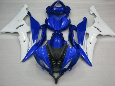 2008-2016 Blue White Black Yamaha YZF R6 Fairings