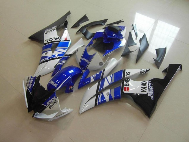 2008-2016 Blue White Eneos Yamaha YZF R6 Fairings