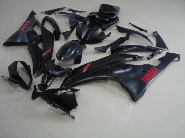 2008-2016 Matte Black Yamaha YZF R6 Full Fairing Kit