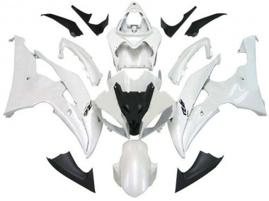 2008-2016 Pearl White R6 Yamaha YZF R6 Fairings