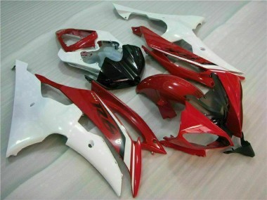 2008-2016 Red White Yamaha YZF R6 Fairings & Bodywork