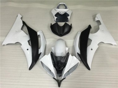 2008-2016 White Black Yamaha YZF R6 Fairing Kits