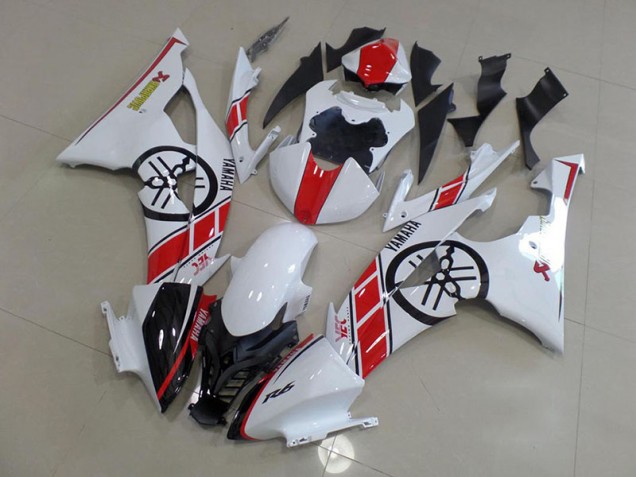 2008-2016 White with Big Yamaha Logo Yamaha YZF R6 Fairings