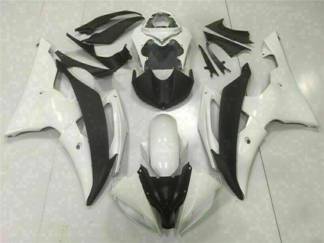 2008-2016 White Yamaha YZF R6 Fairing Kits