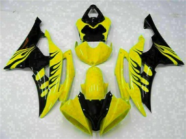 2008-2016 Yellow Yamaha YZF R6 Fairings