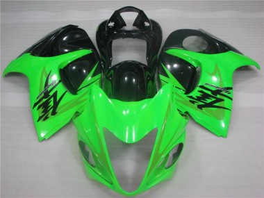 2008-2019 Green Black Suzuki GSXR 1300 Fairings