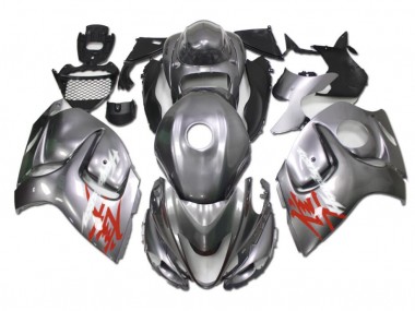 2008-2019 Silver Suzuki GSXR 1300 Fairings